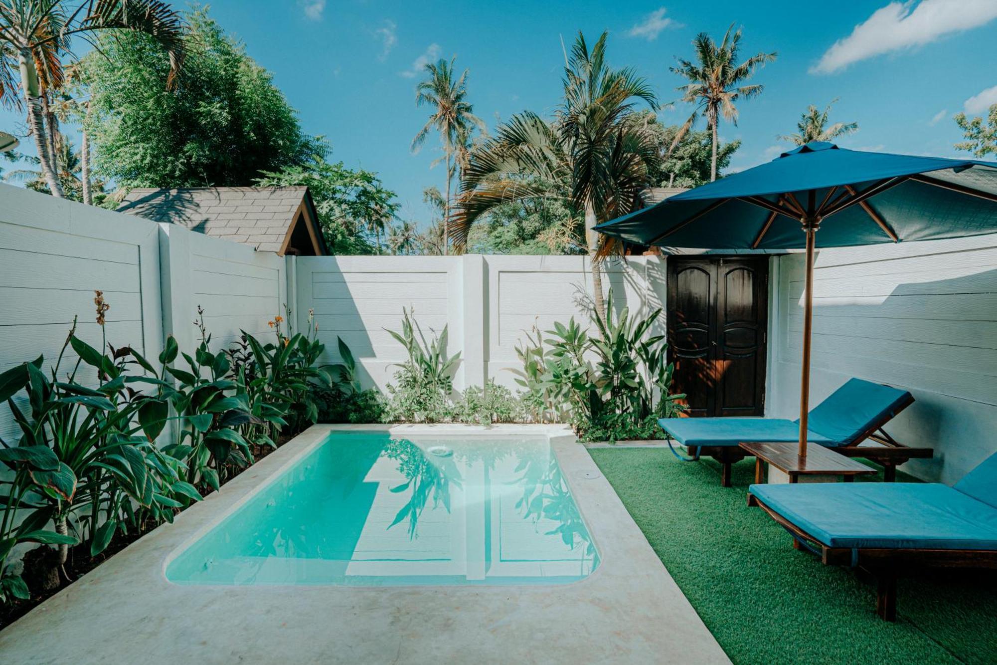 Atties Villa Gili Air Bagian luar foto